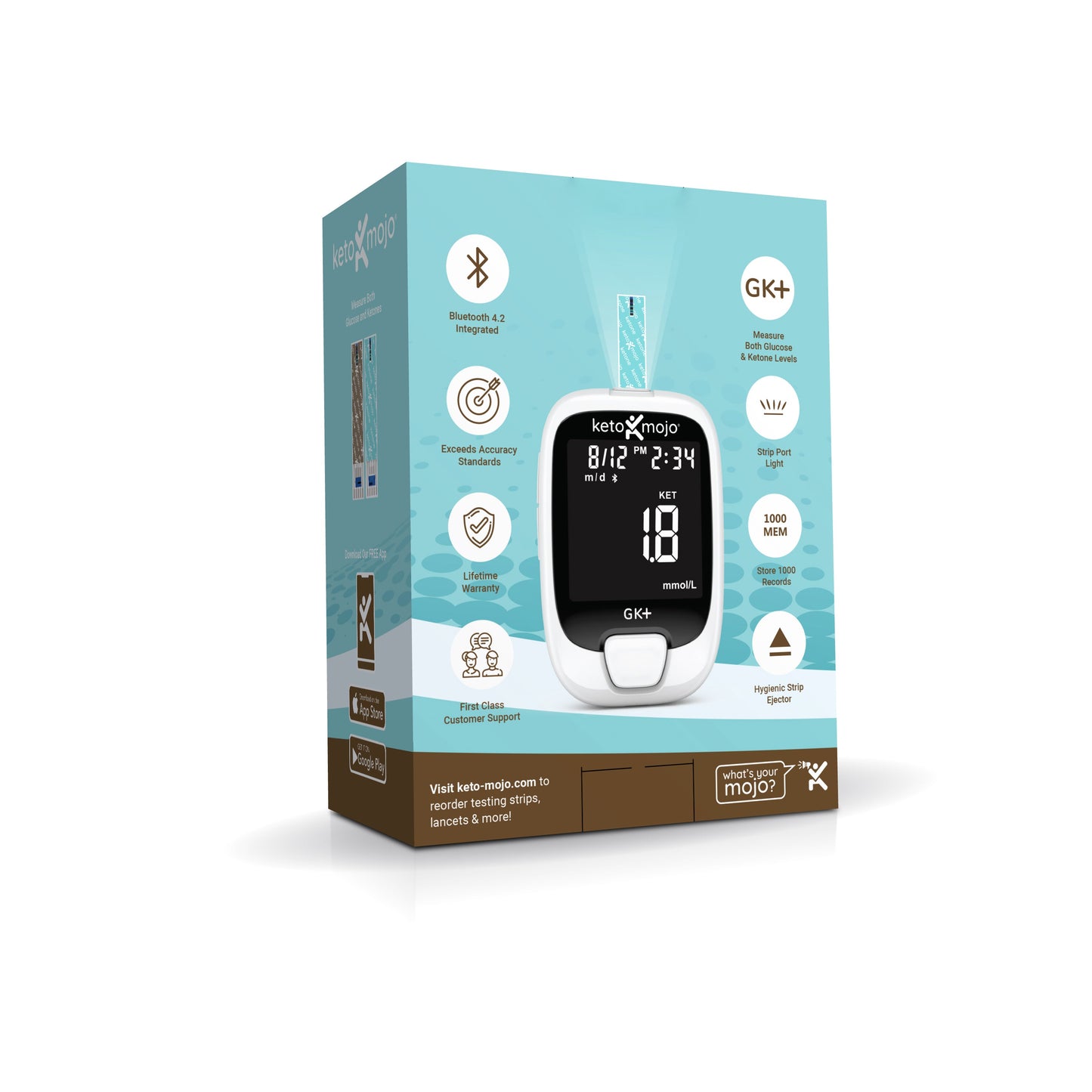 Blood Glucose and Ketone Meter Kit